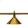 Billardlampe, Messingfarben Mit Drei Messingfarbenen Schirmen, 148 Cm