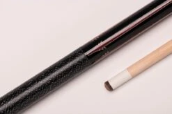 CUEL BE0-048 Billard-Queue Für Poolbillard, 2-teilig, Mit Klebeleder, Vollholz-Oberteil, Leinen-Griffband, 5/16x18-Gewinde