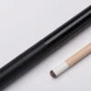 CUEL Code Black Billard-Queue Schwarz Für Poolbillard, 2-teilig, Mit Vollholz-Oberteil, Leinen-Griffband, 3/8x10-Gewinde