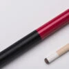 CUEL Code Red Billard-Queue Rot Für Poolbillard, 2-teilig, Mit Vollholz-Oberteil, Leinen-Griffband, 3/8x10-Gewinde