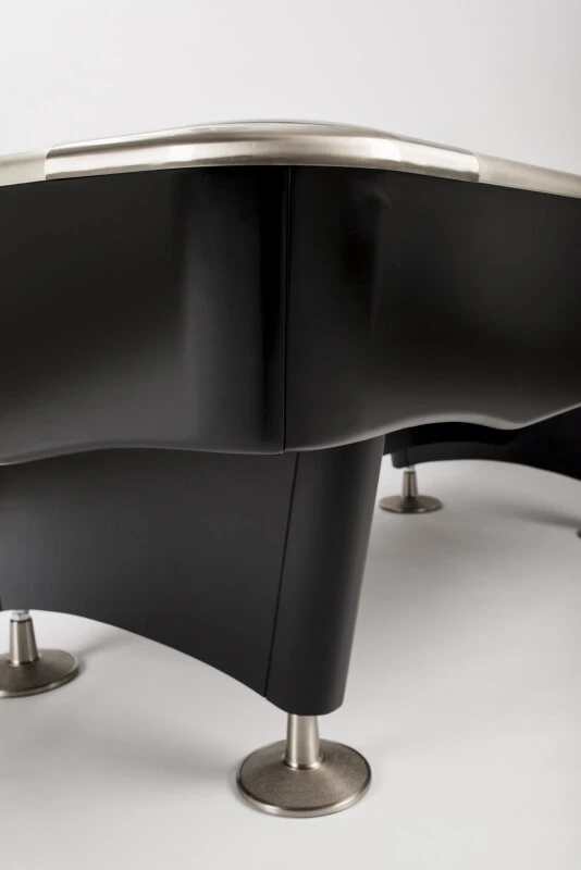 Cuel Pro II Turnier-Billardtisch, 9-Fuß, Matt-schwarz 8 Cuel Pro II Turnier-Billardtisch, 9-Fuß, Matt-schwarz – Bild 8