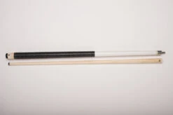 Demon DE0-002 Pool-Billard-Queue, 2-teilig, Mit Klebeleder, Vollholz-Oberteil, Leinen-Griffband Und 5/16x14-Gewinde -Billardladen demon de0 002 pool billard queue 2 teilig mit klebeleder3