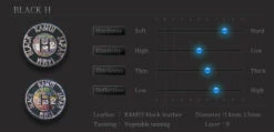 Kamui Black Mehrschichtleder, Verschiedene Härtegrade -Billardladen kamui black mehrschichtleder verschiedene haertegrade10