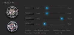 Kamui Black Mehrschichtleder, Verschiedene Härtegrade -Billardladen kamui black mehrschichtleder verschiedene haertegrade7