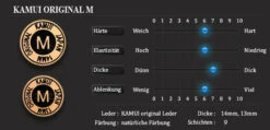 Kamui "Original" Braunes Mehrschichtleder, 14mm, Verschiedene Härtegrade -Billardladen kamui original braunes mehrschichtleder 14mm verschiedene haertegrade7