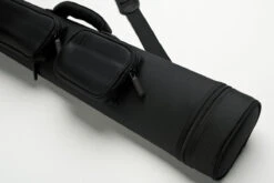 Cuel Billard-Köcher Sport Schwarz 2/4 Für Pool-Billard-Queues, Mit Schultergurt, Tragegriff Und Zwei Seitentaschen Für Billardzubehör