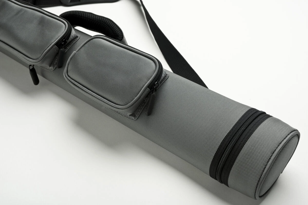 Cuel Billard-Köcher Sport Silber 2/2 Für Pool-Billard-Queues, Mit Schultergurt, Tragegriff Und Zwei Seitentaschen Für Billardzubehör 1 Cuel Billard-Köcher Sport Silber 2/2 Für Pool-Billard-Queues, Mit Schultergurt, Tragegriff Und Zwei Seitentaschen Für Billardzubehör