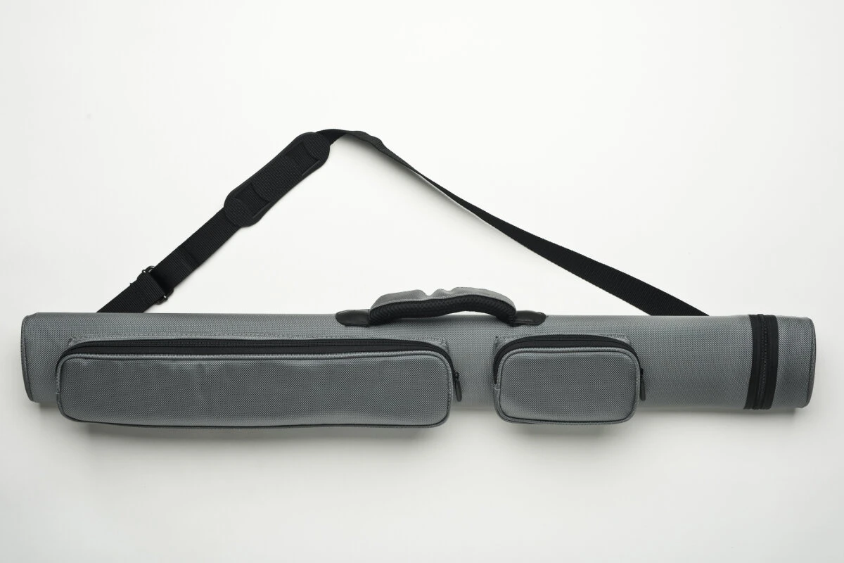 Cuel Billard-Köcher Sport Silber 2/2 Für Pool-Billard-Queues, Mit Schultergurt, Tragegriff Und Zwei Seitentaschen Für Billardzubehör 2 Cuel Billard-Köcher Sport Silber 2/2 Für Pool-Billard-Queues, Mit Schultergurt, Tragegriff Und Zwei Seitentaschen Für Billardzubehör – Bild 2