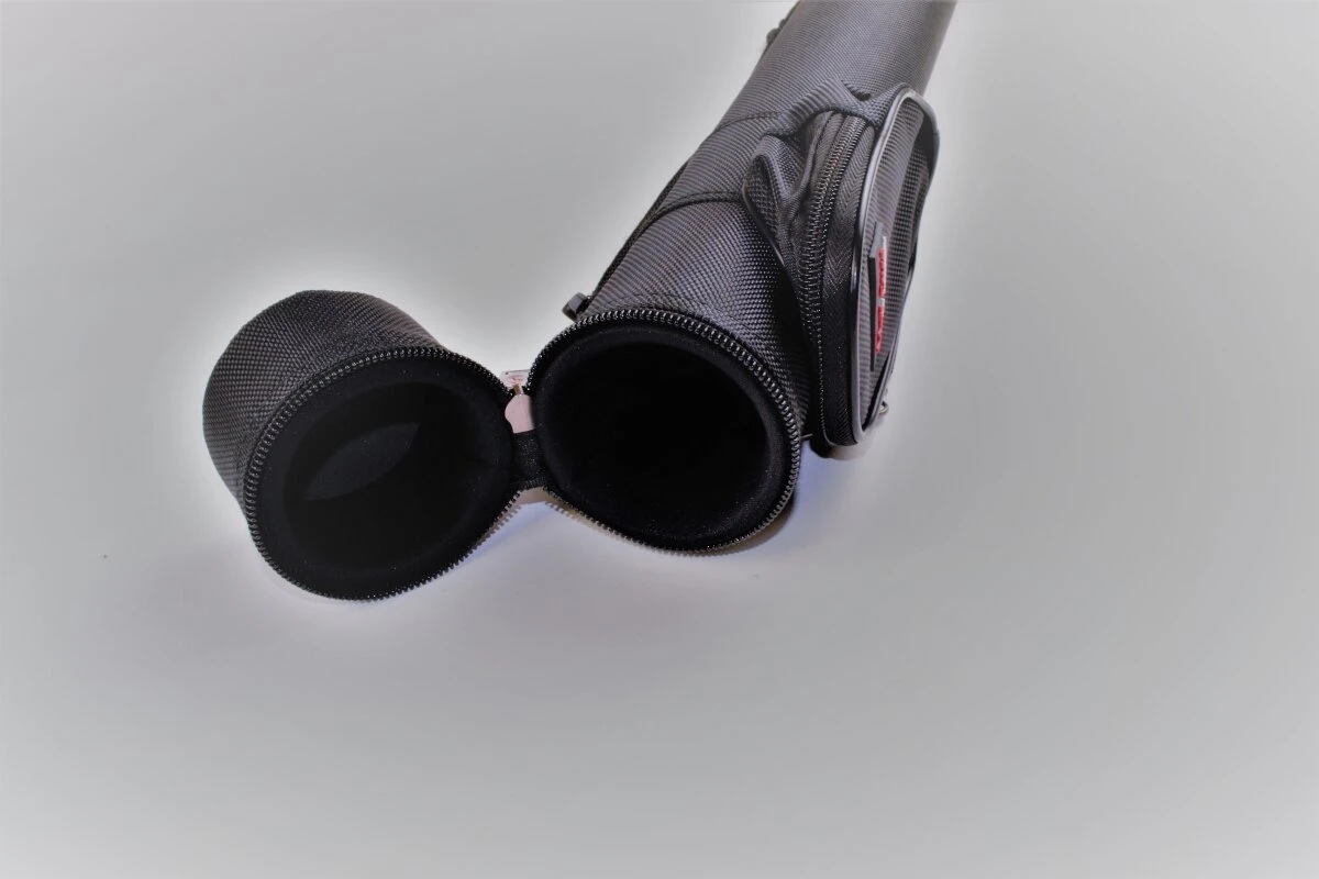 MIT Billard-Köcher Schwarz Rund 1/1 Für Pool-Billard-Queues Mit Schultergurt Und Seitentasche 2 MIT Billard-Köcher Schwarz Rund 1/1 Für Pool-Billard-Queues Mit Schultergurt Und Seitentasche – Bild 2