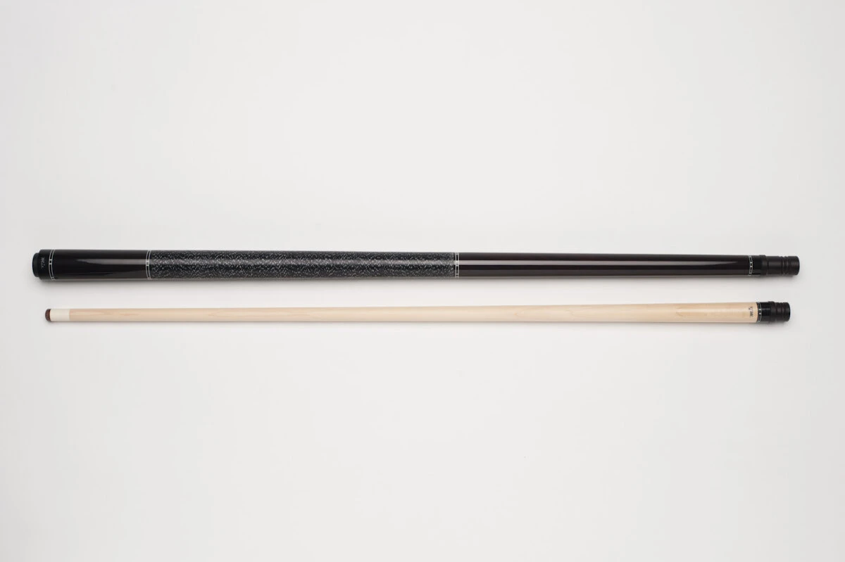 MIT MW2-001 Pool-Billard-Queue, 2-teilig, Mit Klebeleder, Vollholz-Oberteil, Leinen-Griffband, Inkl. Gewindeschoner 4 MIT MW2-001 Pool-Billard-Queue, 2-teilig, Mit Klebeleder, Vollholz-Oberteil, Leinen-Griffband, Inkl. Gewindeschoner – Bild 4