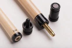 MIT MY4-002 "Sneaky Pete" Pool-Billard-Queue, 2-teilig, Mit Einlegearbeiten Und Klebeleder, Vollholz-Oberteil Und Lackiertem Griff Inkl. Gewindeschoner -Billardladen mit my4 002 sneaky pete pool billard queue 2 teilig mit einlegearbeiten und klebeleder3