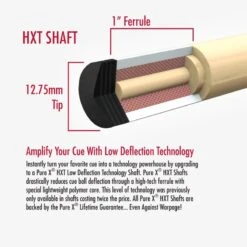 Players PureX PHX Low-Deflection-Oberteil Für Pool-Billard-Queues, Verschiedene Gewinde 12 Players PureX PHX Low-Deflection-Oberteil Für Pool-Billard-Queues, Verschiedene Gewinde -Billardladen players purex phx low deflection oberteil3