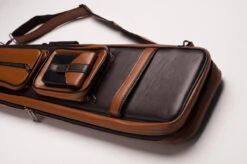 Queuetasche 2/4 "Saville", Hellbraun-braun