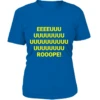 T-Shirt Rundhals Damen: Europe, Königsblau