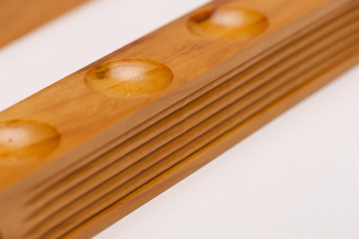 Wandhalterung Für Vier Queues, Holz, Braun 3 Wandhalterung Für Vier Queues, Holz, Braun – Bild 3